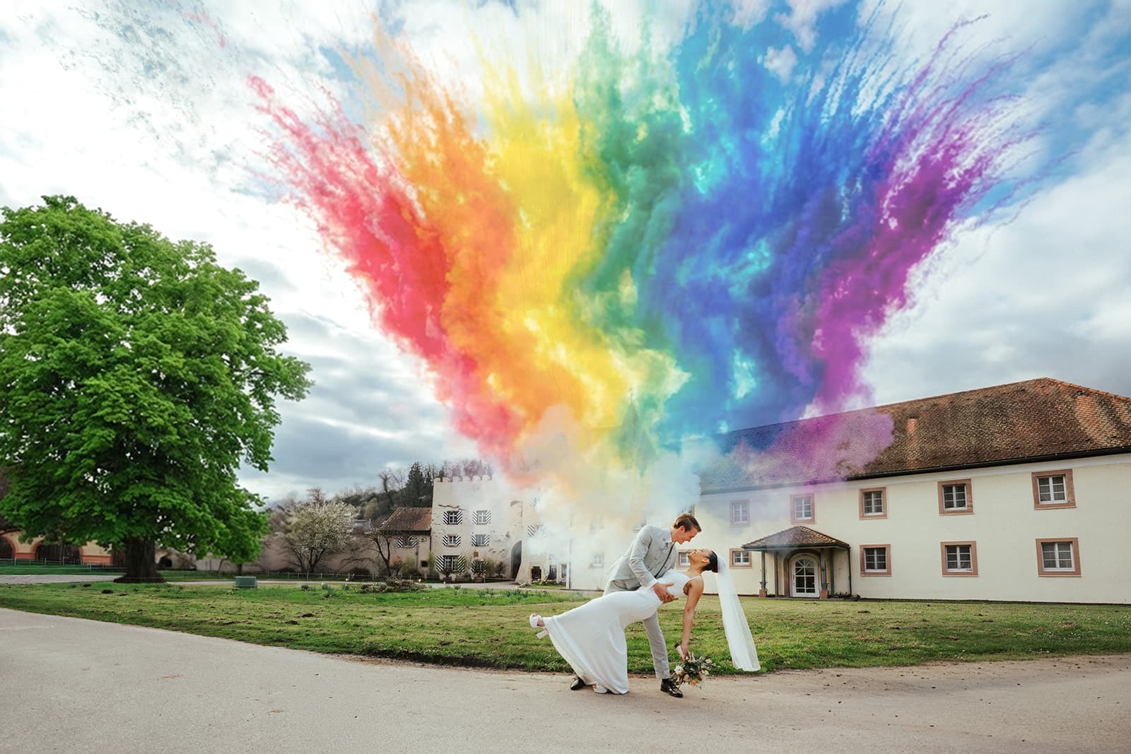 Hochzeits-Content fuer Hotels - Model Couple Schweiz